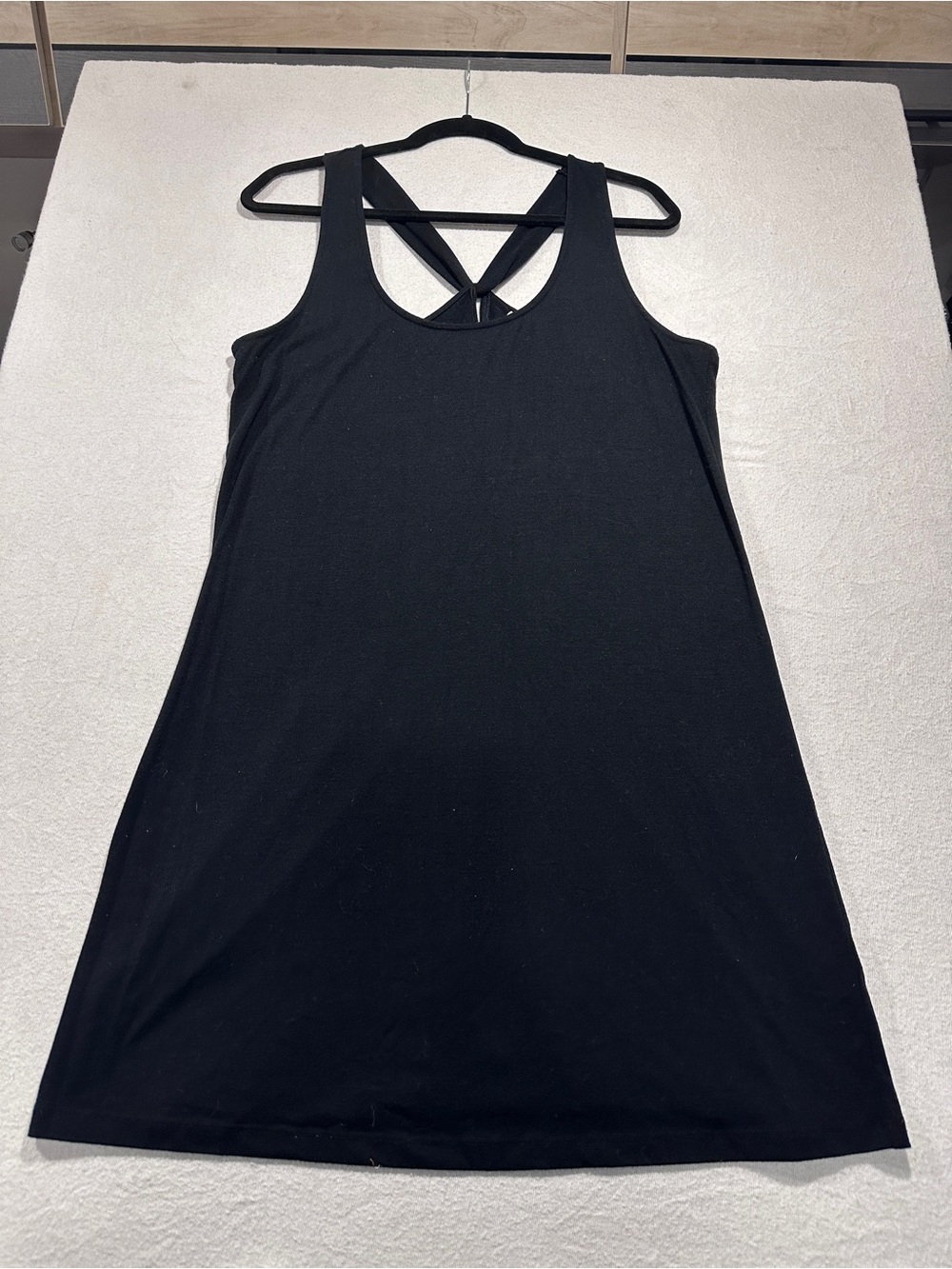 Old Navy Black Sleeveless Cross-Back Mini Dress